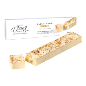 Nuga de Excelență "Turrón Arroz con Leche ADRIÀ NATURA" 150 gr - de la Torrons Vicens