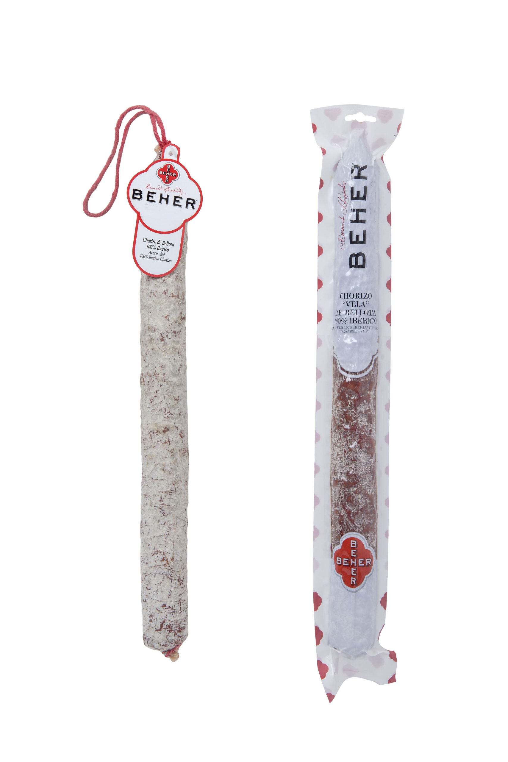 CHORIZO spaniol de Bellota 100% Iberico de la BEHER - Pret/100g