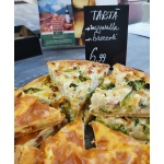 Tarta cu Broccoli, Prosciutto Cotto si Mozzarella di Bufala - produs artizanal "Il Pane dell`Amore"