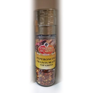 Ardei iute marunțit - top grinder (Peperoncino Frantumato) - L`Impero del Sole 18 g