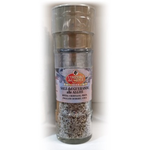 Sare De Guerande cu Alge Marine 65 g - top grinder (Sale Del Guerande Alle Alghe) - L`Impero del Sole