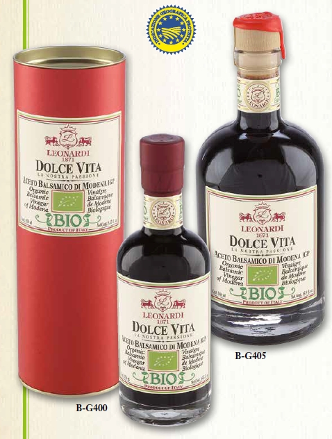 Oțet balsamic di Modena IGP "Dolce Vita" BIO 250 ml, de la Leonardi - Cod: B-G400/