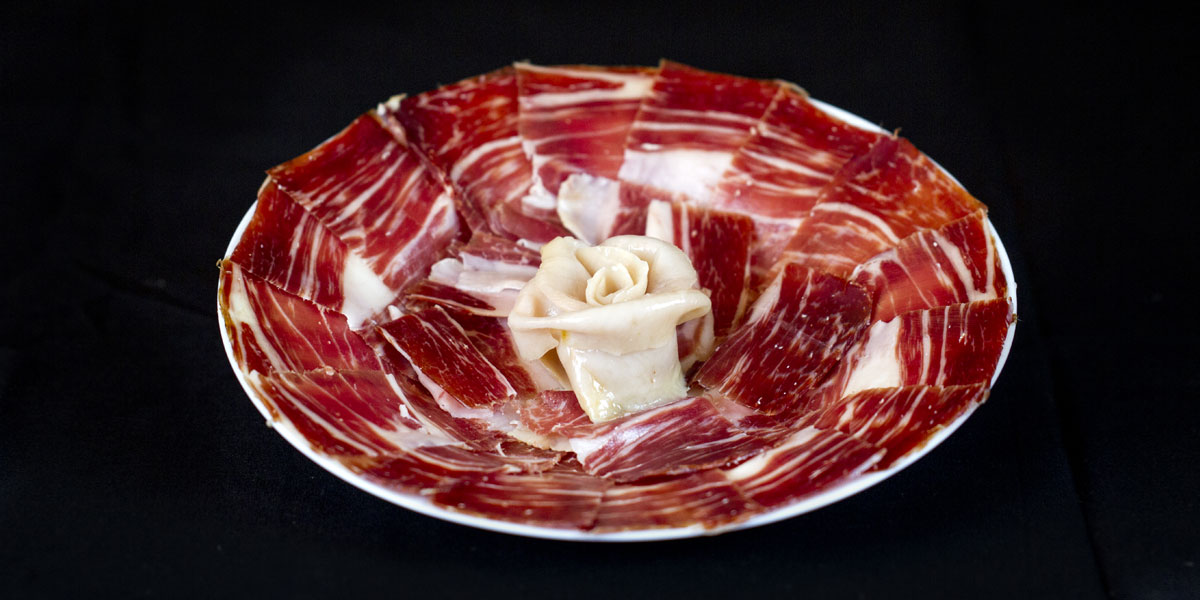 Jamón spaniol de Cebo ibérico fara os de la Duriber - spanish leader! Pret/100g - imagine 2