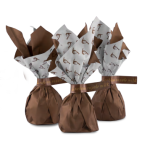 Ciocolată artizanală Rabitos Royale - Smochina umpluta cu crema de caramel sarat, imbracata in ciocolata cu lapte