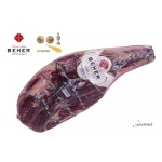 Jamón spaniol Ibérico de Bellota PATA NEGRA "ORO" fara os de la BEHER! Pret/100g