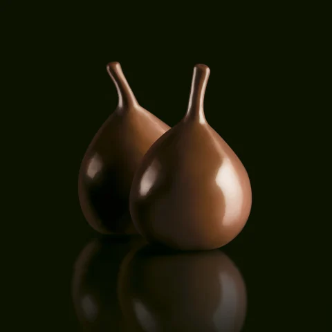 Ciocolată artizanală Rabitos Royale - Smochina umpluta cu crema de caramel sarat, imbracata in ciocolata cu lapte - imagine 2