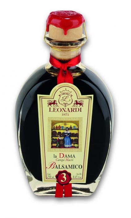 Oțet balsamic di Modena (Condimento DAMA 3) de la Leonardi 250 ml