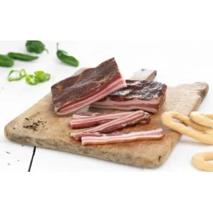 Pancetta afumată Premium (Pancetta affumicata) din Südtirol de la STEINER - Pret/100g