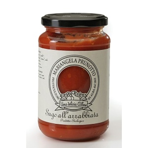 Sos de rosii picant BIO (Sugo all’arrabbiata) 340 g de la Mariangela Prunotto - produs artizanal Premium!