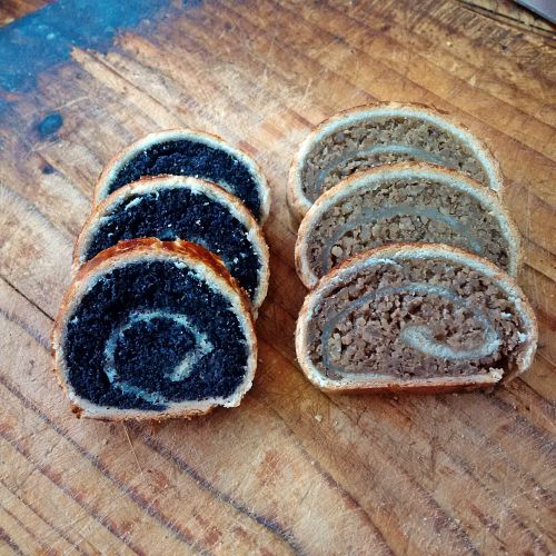 Cozonac "Premium Gourmet" cu nucă spartă - produs artizanal "Il Pane dell`Amore", cca 400 - 500 g - preț/buc! - imagine 2