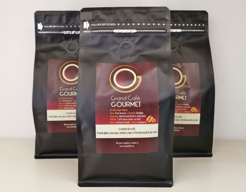 Cafea de specialitate proaspăt prăjită "Grand Café MON Gourmet", Single Origine - Columbia, 500 g
