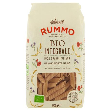 Penne Rigate RUMMO BIO Integrali 500 g - Pasta PREMIUM numarul UNU in Italia! - imagine 2