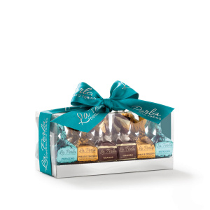 Trufe piemonteze asortate: Fistic, Tiramisu, Miere și ghimbir. 260 g La Perla di Torino