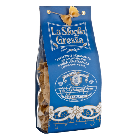 Farfalle integrale de la Giuseppe Cocco / 500 g - Pasta artizanală numarul UNU în lume!
