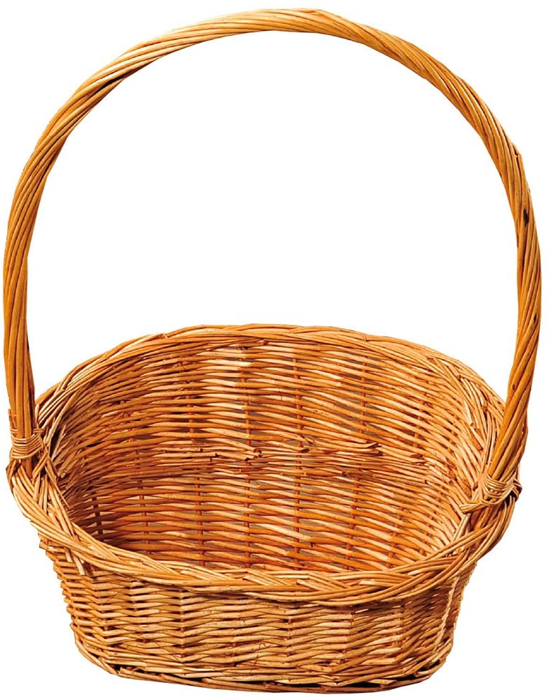 Coșulet din rachită naturală impletită de la Kesper 36 x 30 x 36 cm