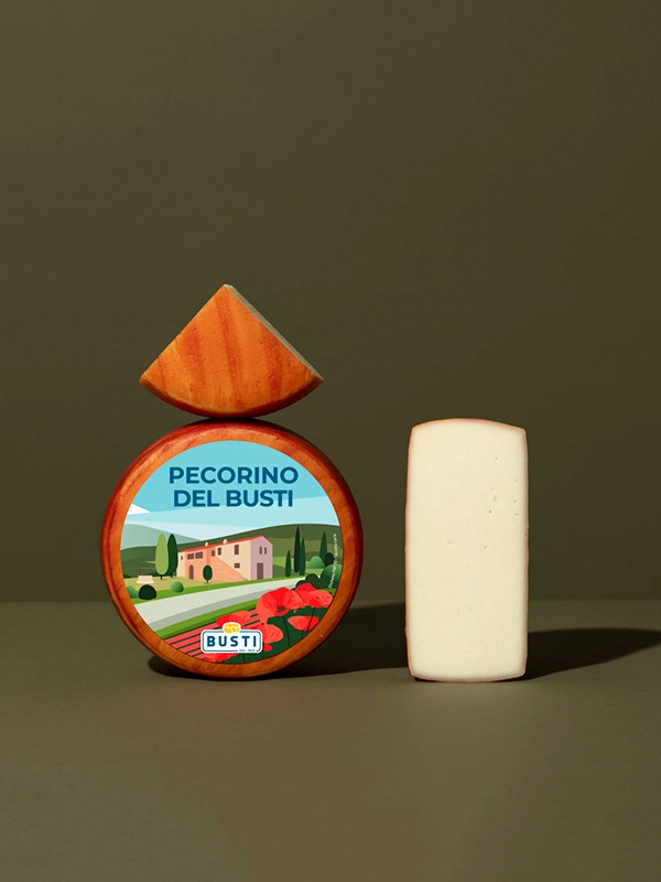 Brânză Pecorino del Busti Rosso, de la Famiglia Busti - Pret/100g