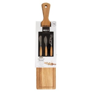 Platou pentru servire Brânzeturi cu cuțite speciale de la Boska - Cheese Set Friends M
