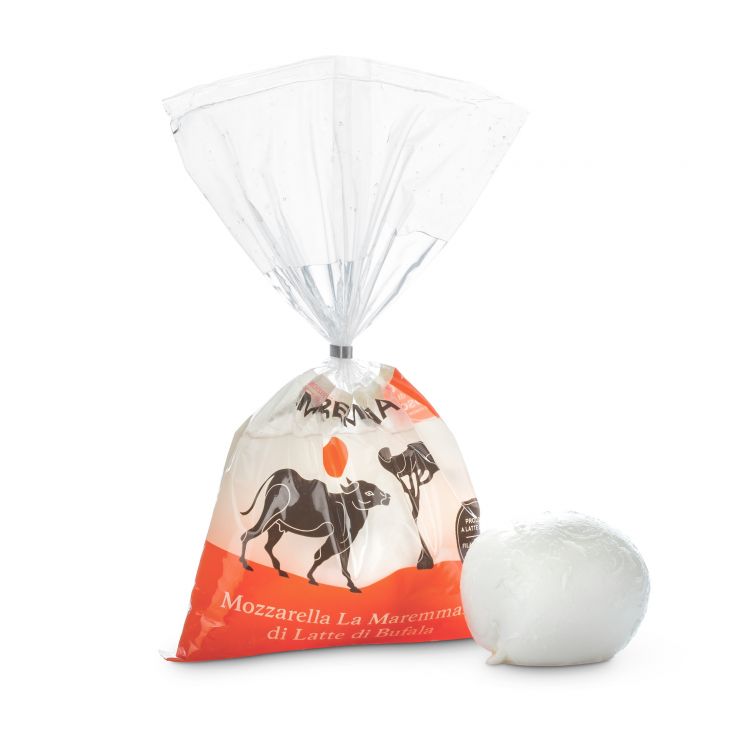 Mozzarella din lapte de bivoliță (di bufala) de productie artizanală 200 g, La Maremmana - imagine 6