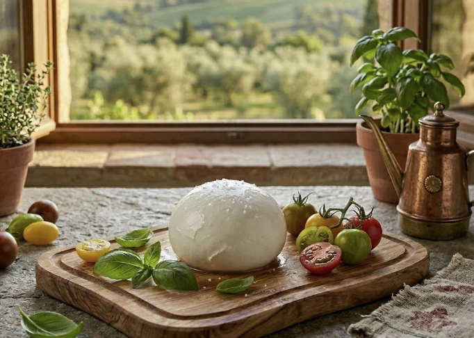 Mozzarella din lapte de bivoliță (di bufala) de productie artizanală 200 g, La Maremmana