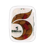 Masline verzi, zdrobite, cu sambure - Verdi schiacciate all peperone picante Dilecce 200g