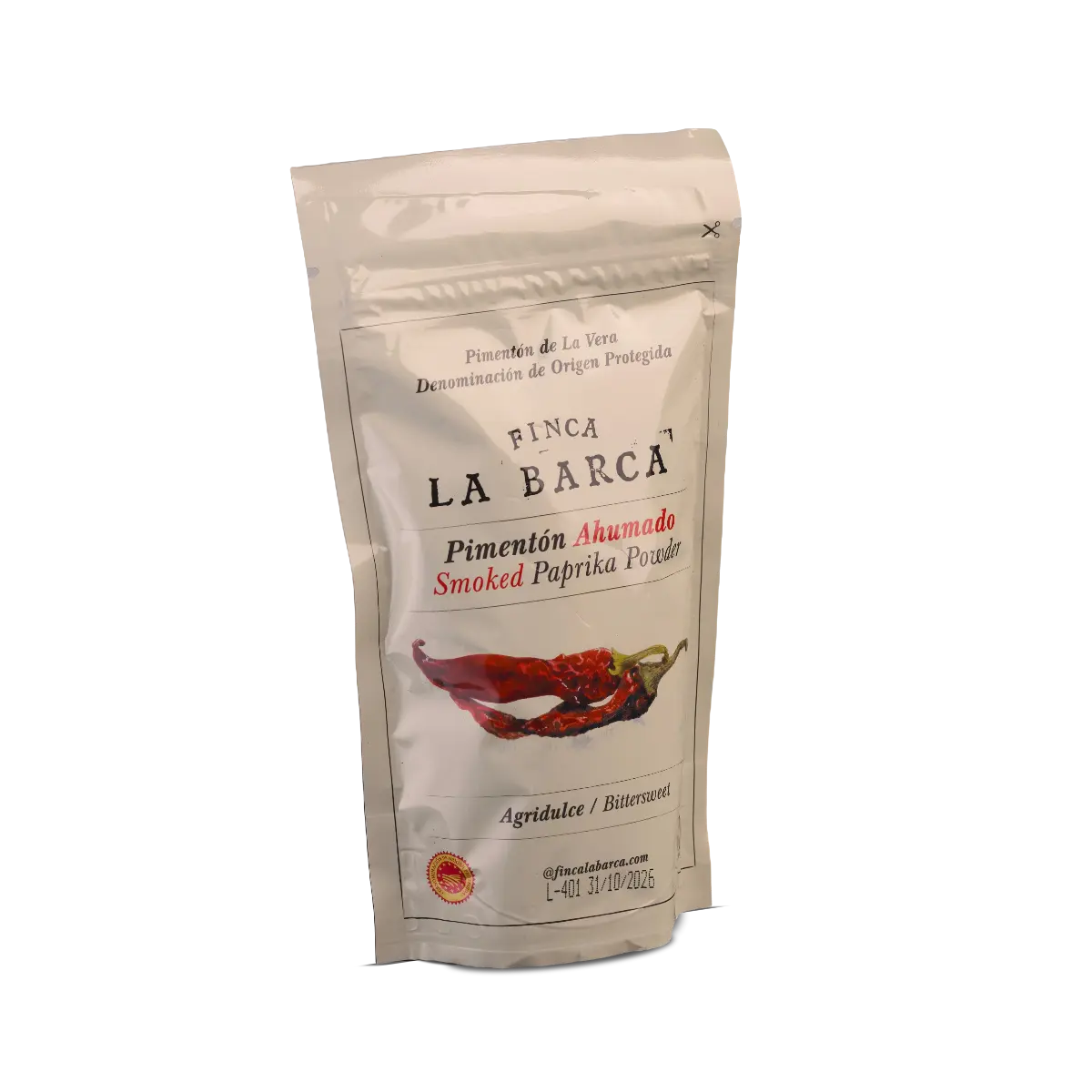 Boia Spaniolă afumată picantă 150 g - produs Premium Finca la Barca - Pimentón de la Vera