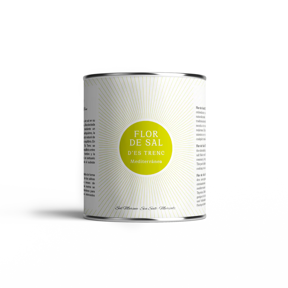 Fulgi de sare marină cu rozmarin, cimbru, maghiran, oregano ("Flor de sal d'Es Trenc Mediterránea") 150g - Produs Ultra Premium