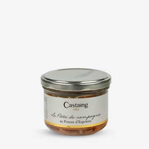 Pâté de Campagne au piment d’Espelette 180 g  - La Maison Castaing