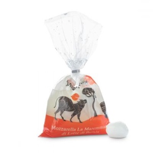 Mozzarella Bocconcini din lapte de bivoliță (di bufala) Produs artizanal Premium 250 g - La Maremmana