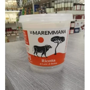 Brânză Ricotta din lapte de bivoliță (di Bufala) 125 g, produs artizanal Premium de la Maremmana