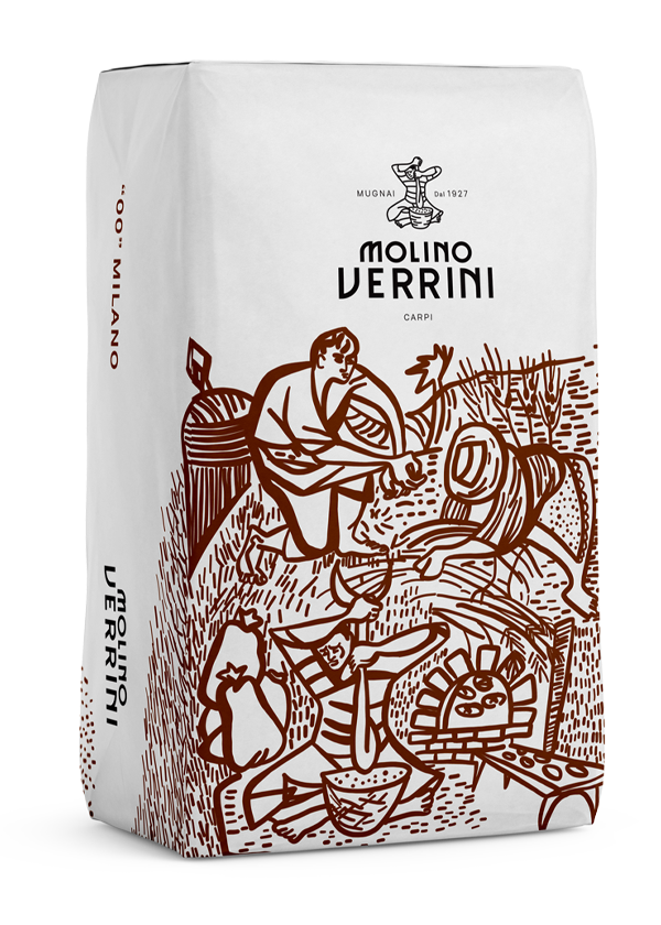 Făină Premium tip "00"=MILANO= W 490 - P/L 0.55 la sac de 25 kg – Molino Verrini- Pret de importator!