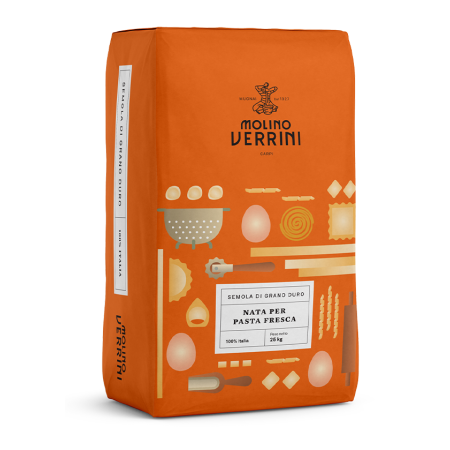 Făină Premium SEMOLA di Grano Duro per Pasta la sac de 25 kg – Molino Verrini- Pret de importator!