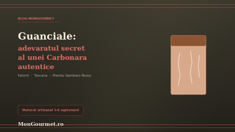 Guanciale: adevăratul secret al unei Carbonara autentice (și de ce nu e pancetta)