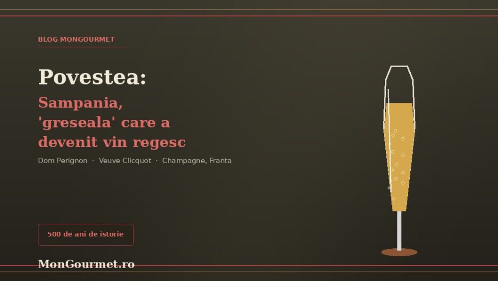 Povestea Champagne-ului: "greșeala" care a devenit vinul regilor